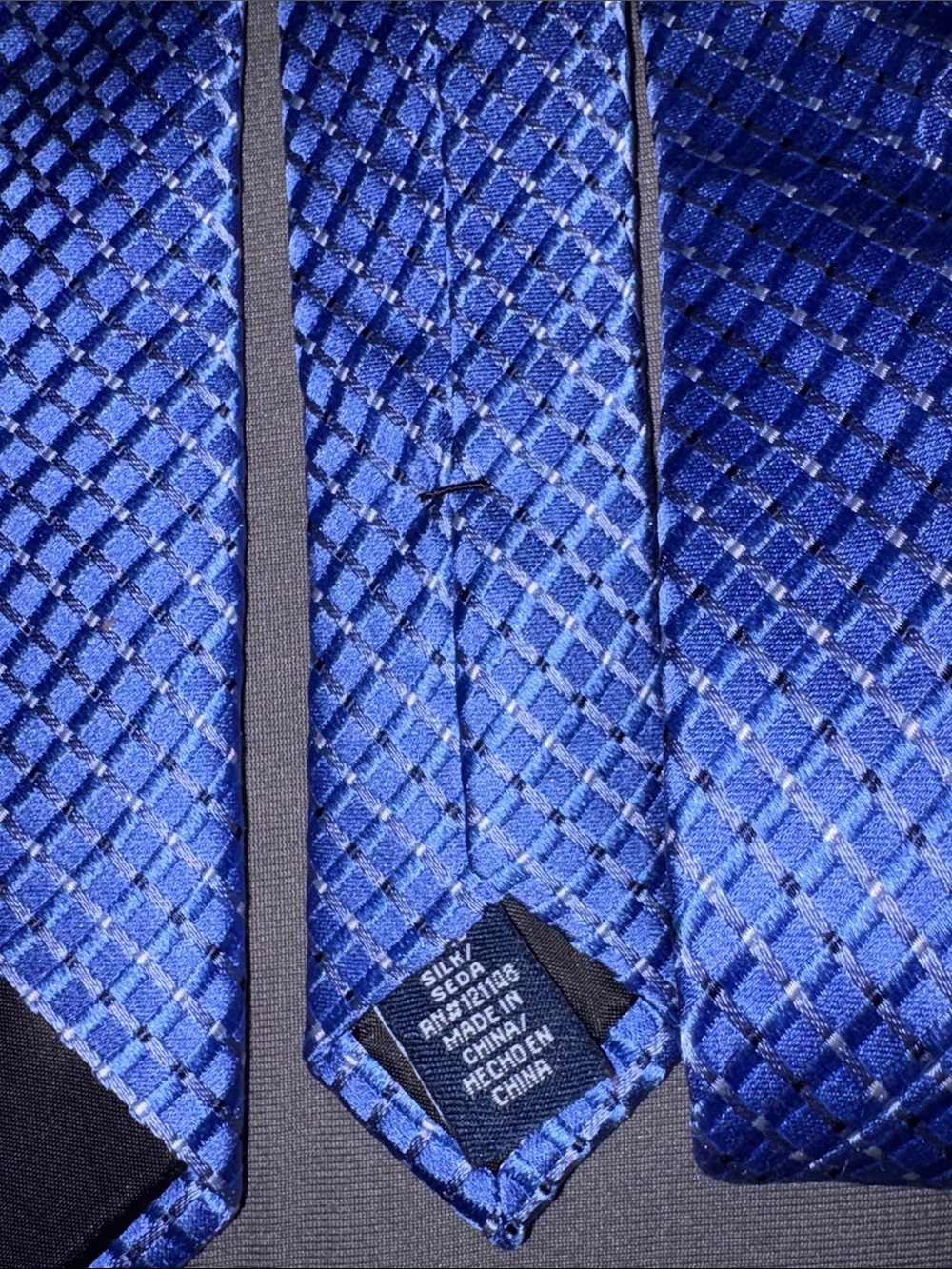 Stafford Classic Blue Men's Silk Tie